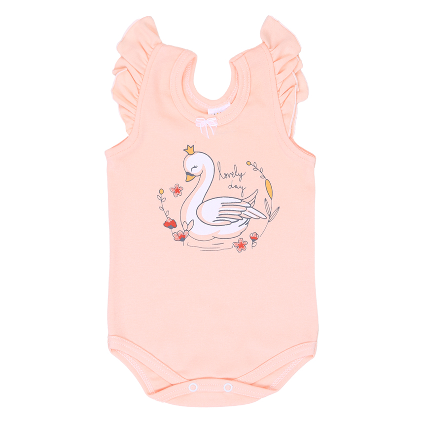 Kit Body Bebê Petutinha Estampa Cisne 3 Peças Kit Body Bebê Petutinha Estampa Cisne 3 Peças