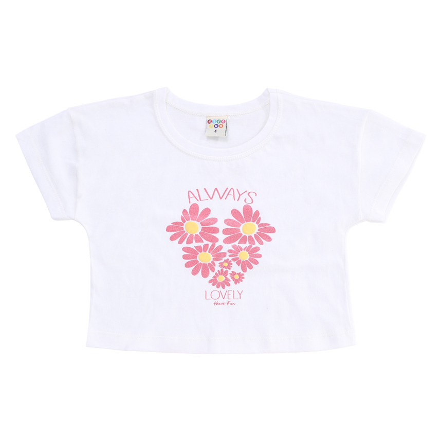 Conjunto Infantil Have Fun Blusa Meia Malha E Short Saia Conjunto Infantil Have Fun Blusa Meia Malha E Short Saia