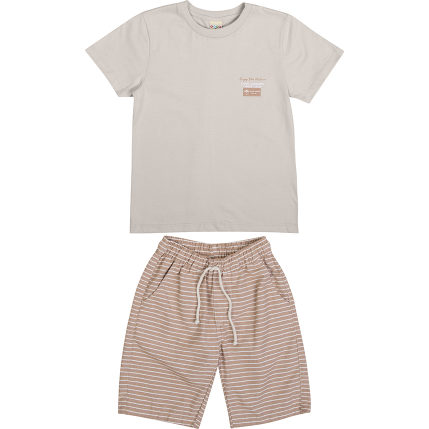 Conjunto Infantil Have Fun Camiseta Meia Malha E Bermuda Conjunto Infantil Have Fun Camiseta Meia Malha E Bermuda