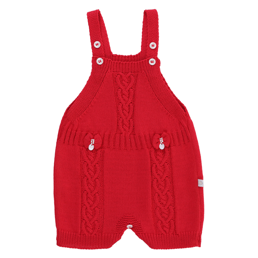 Banho De Sol Beth Bebê  Em Tricô 2 Peças Banho De Sol Beth Bebê  Em Tricô 2 Peças