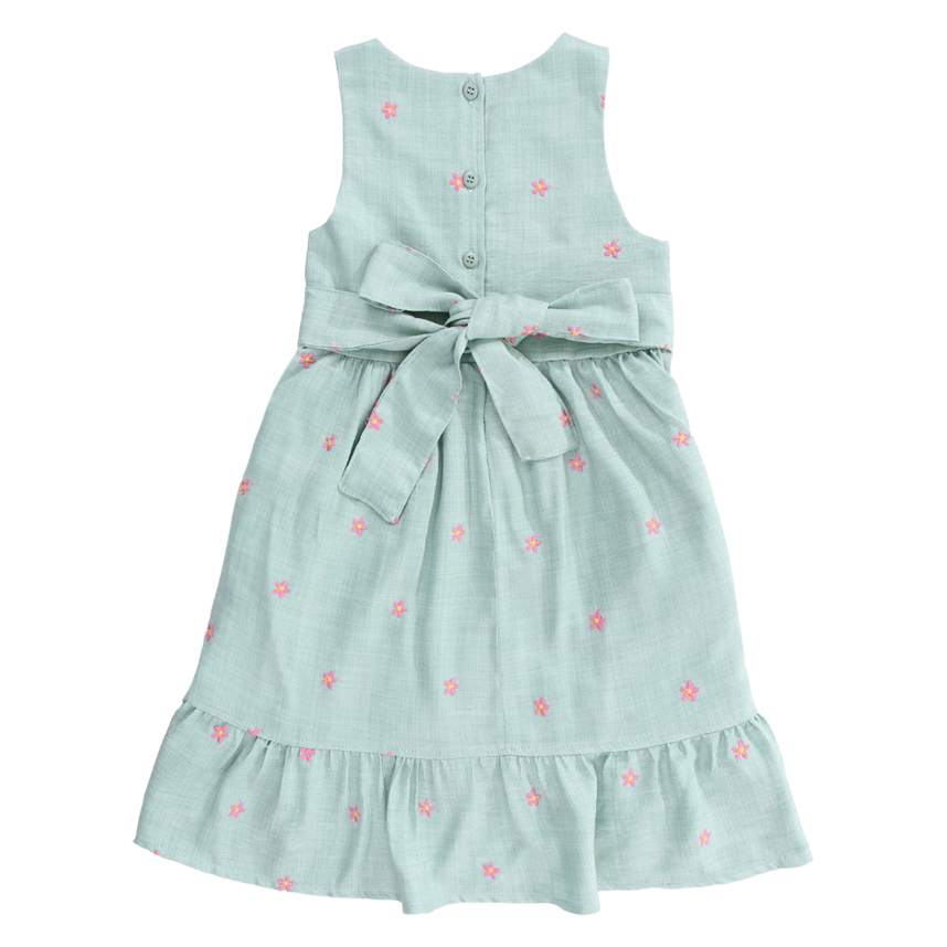Vestido Infantil Kookabu Bordado Florzinhas Vestido Infantil Kookabu Bordado Florzinhas