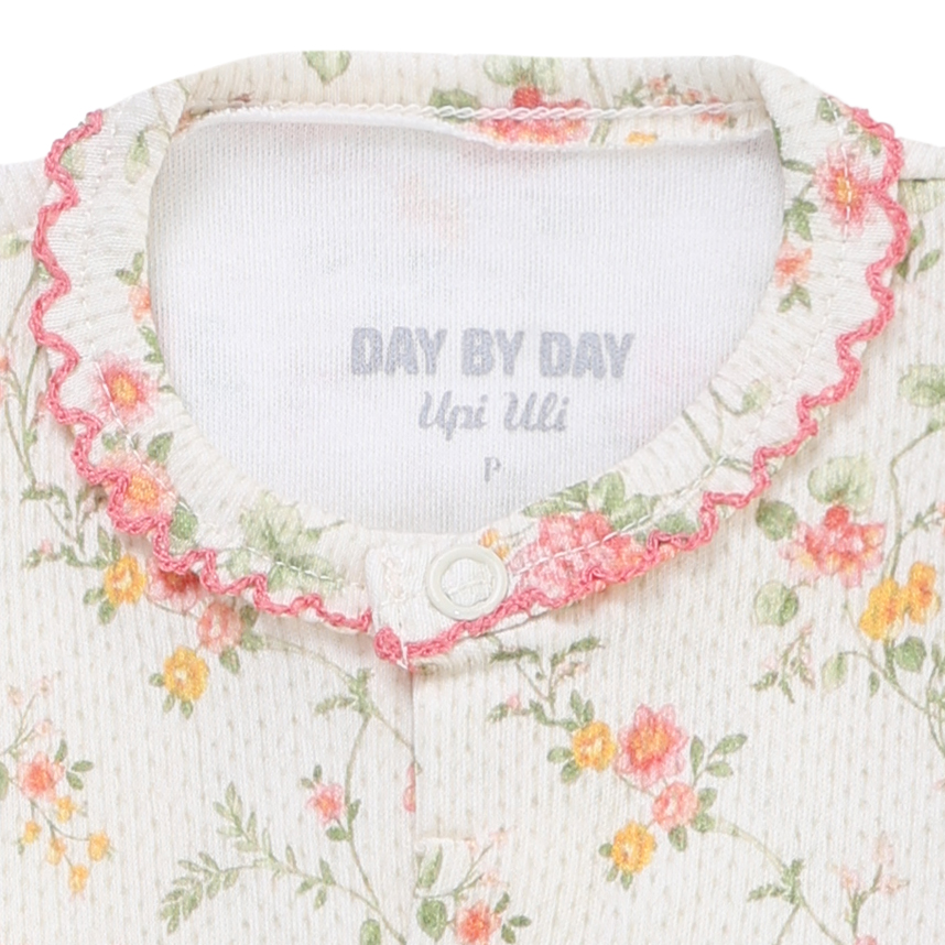 Macacão Bebê Longo Day By Em Suedine Bordado Ursa Macacão Bebê Longo Day By Em Suedine Bordado Ursa