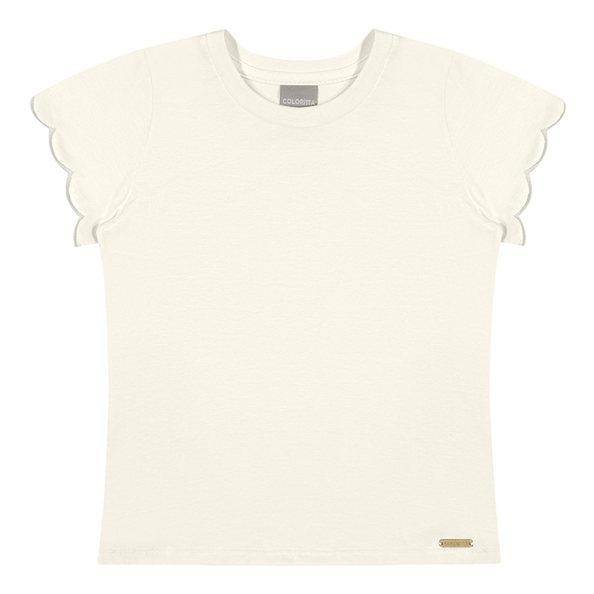 Blusa Infantil Colorittá Manga Curta Meia Malha