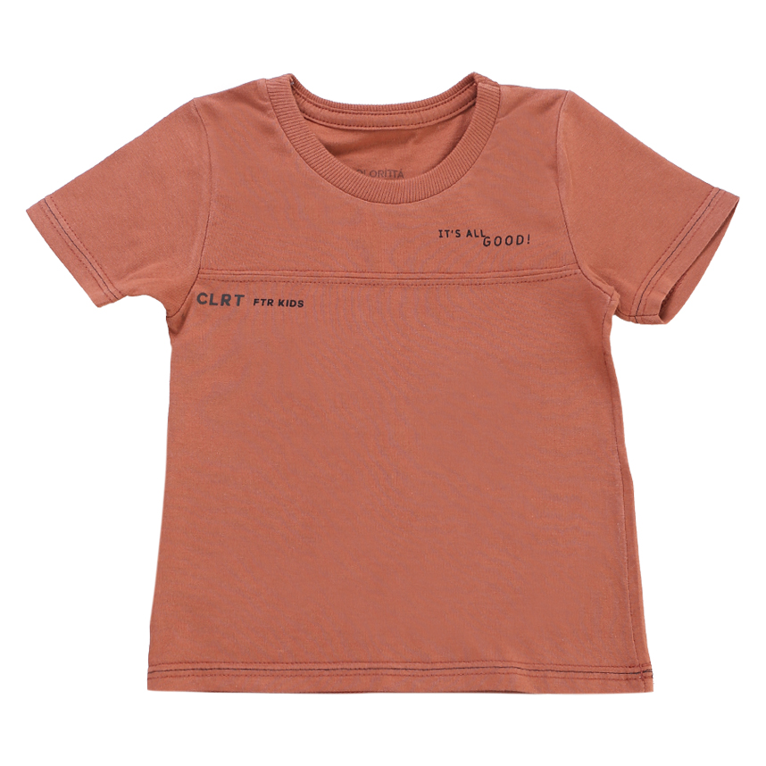 Conjunto Infantil Colorittá Camiseta Meia Malha E Bermuda Conjunto Infantil Colorittá Camiseta Meia Malha E Bermuda