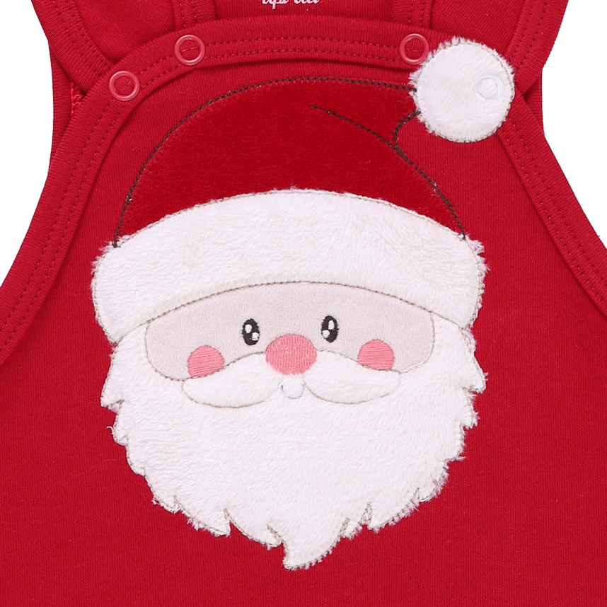 Banho De Sol Bebê Day By Em Suedine Bordado Papai Noel