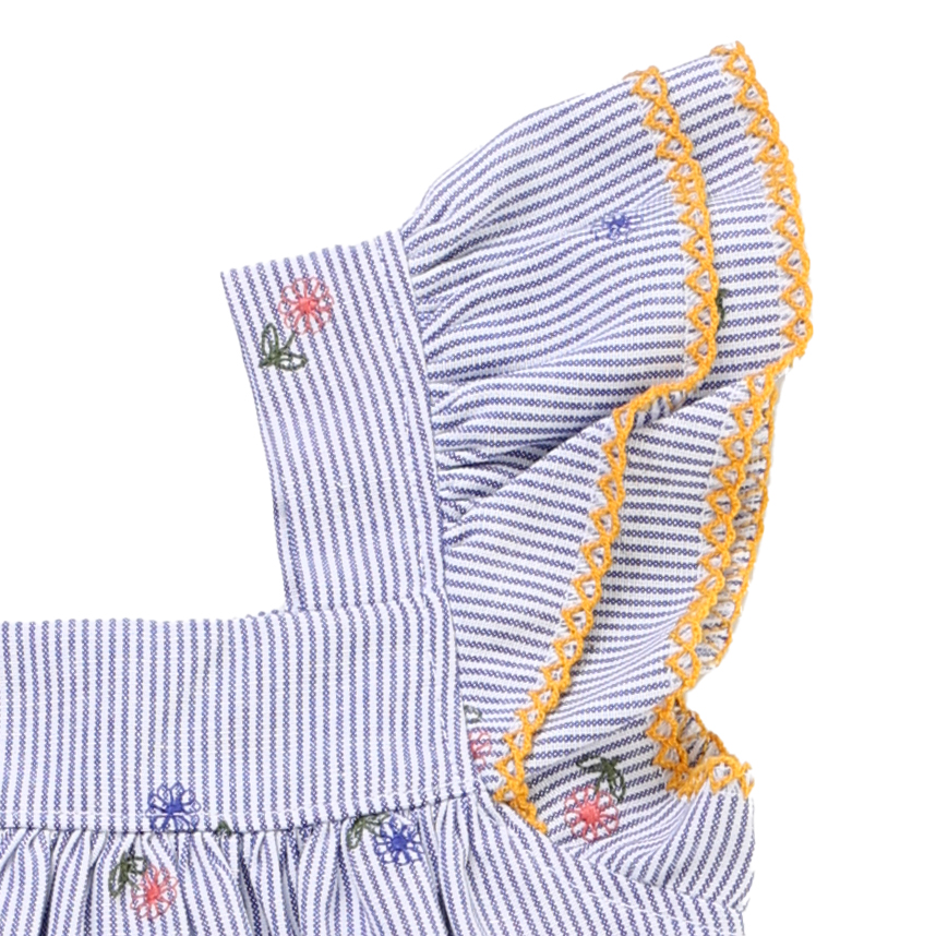 Vestido Infantil Kyly Em Cotton Estampa Poá E Laços Vestido Infantil Kyly Em Cotton Estampa Poá E Laços