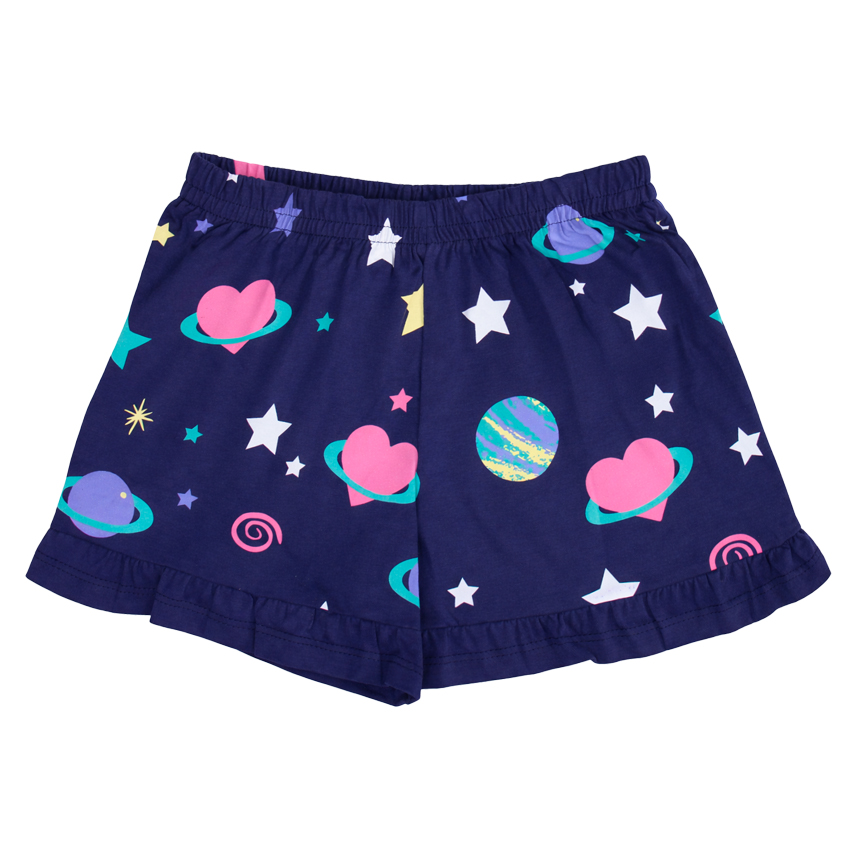 Pijama Juvenil Bicho Bagunça Menina Curto Coração