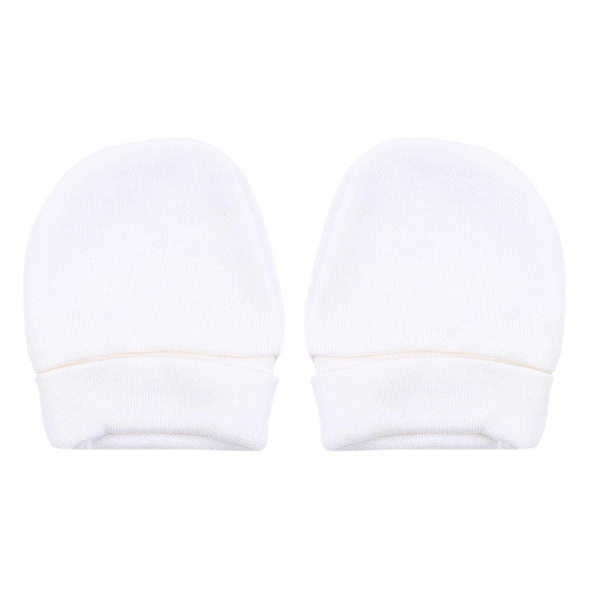 Kit Enxoval Bebeninho Suedine Liso Com Touca E Luva