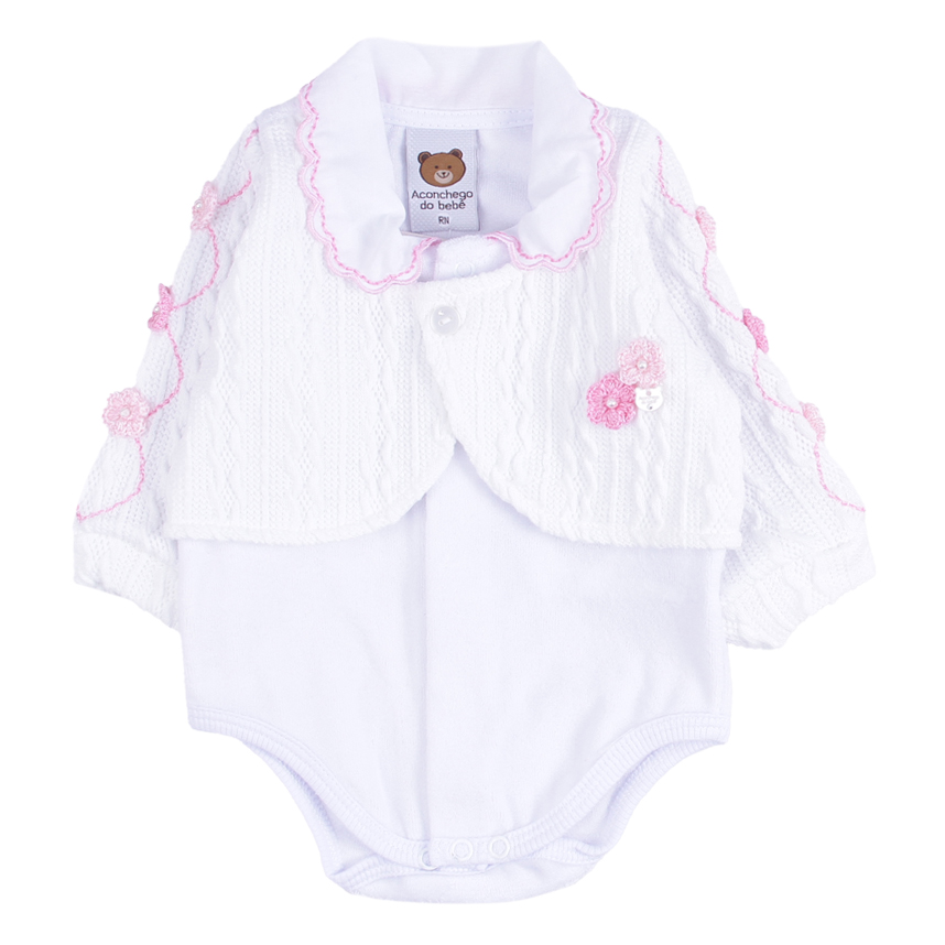 Conjunto Bebê Aconchego Body E Calça 2 Peças