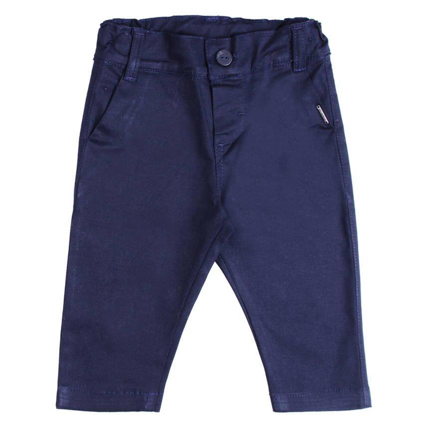 Conjunto Bebê Aconchego Camisa Social E Calça Sarja