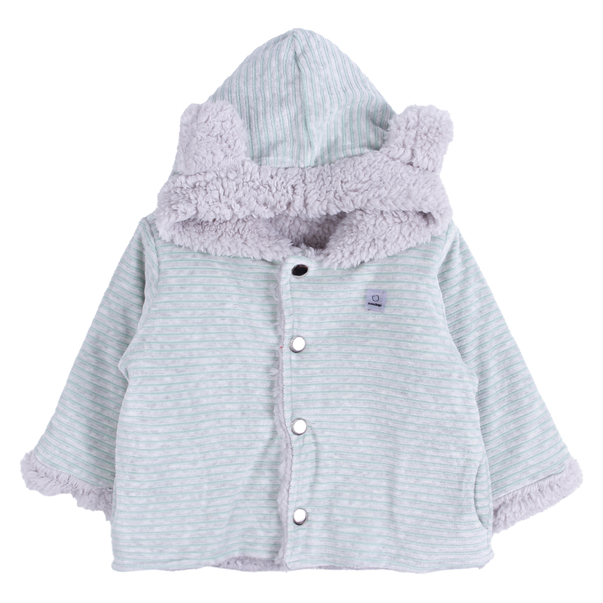 Conjunto Bebê Aconchego Casaco E Calça Em Push 2 Peças