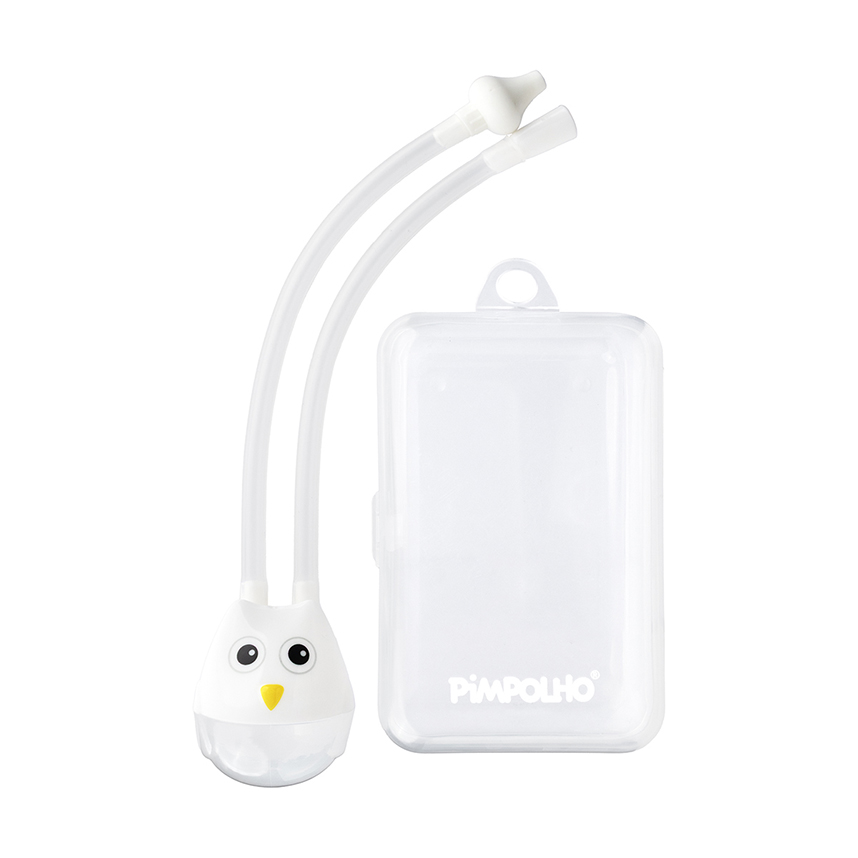 Aspirador Nasal Infantil Pimpolho Coruja Com Estojo