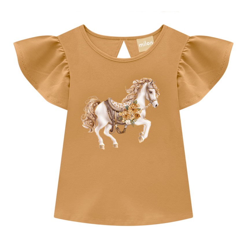 Conjunto Infantil Milon Blusa Cotton E Calça Legging Conjunto Infantil Milon Blusa Cotton E Calça Legging