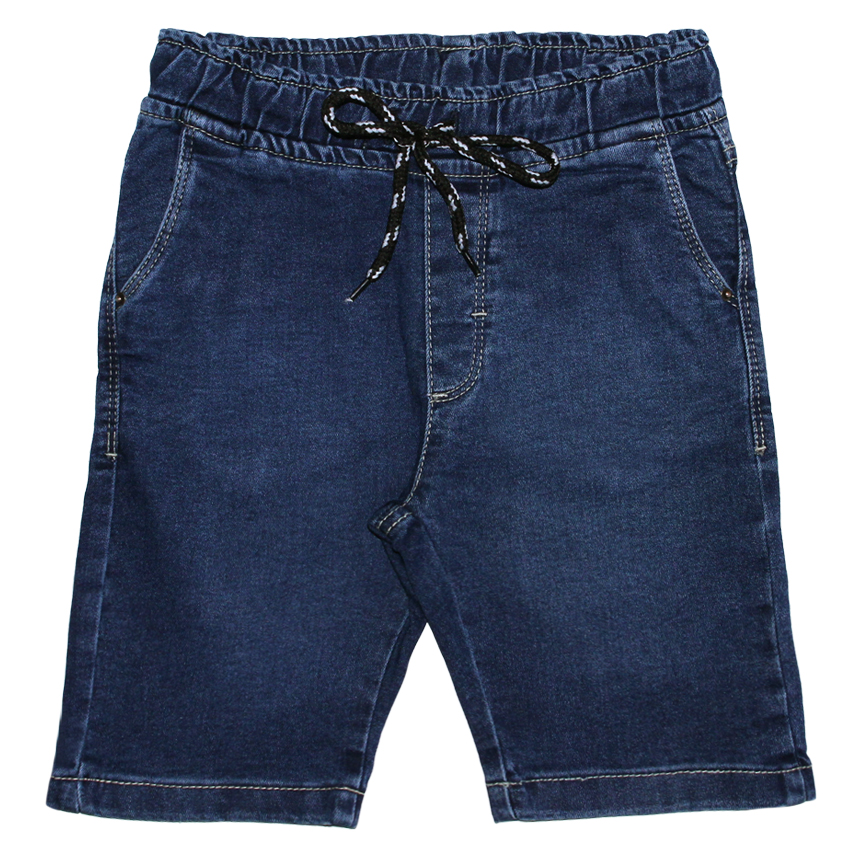 Bermuda Jeans Infantil Articolare Jogger Used Com Cadarço