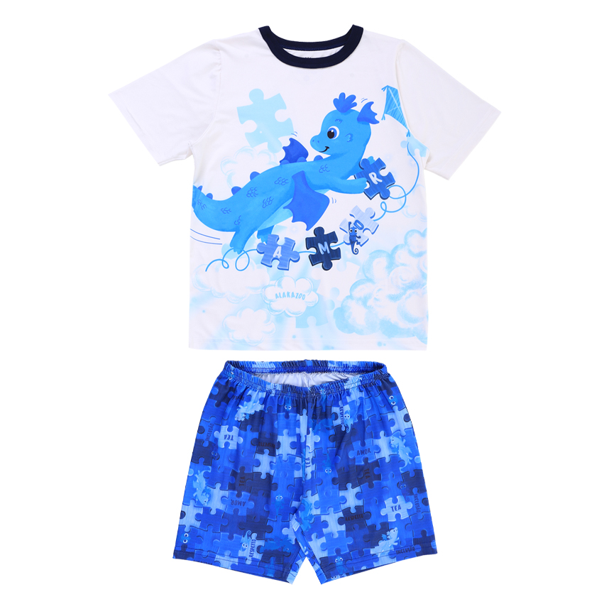 Pijama Curta Infantil Alakazoo Menina Estampa Sortida