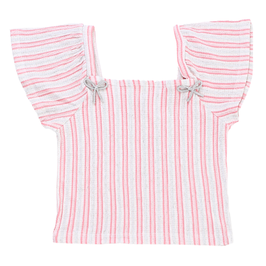 Conjunto Infantil Kookabu Blusa E Short Saia Listrado Conjunto Infantil Kookabu Blusa E Short Saia Listrado