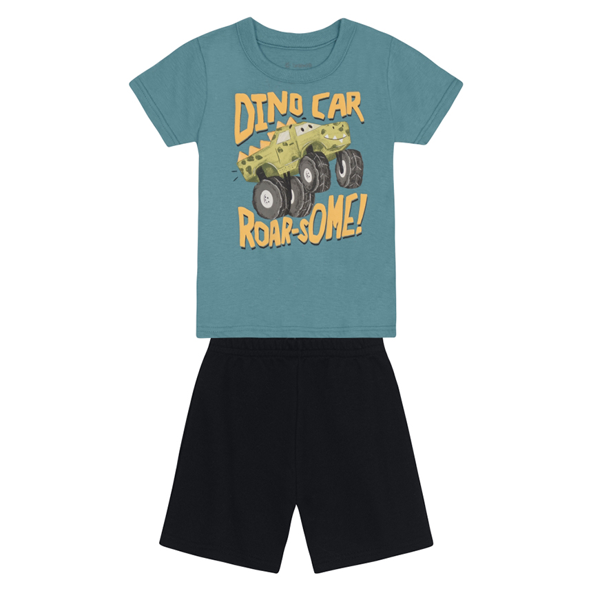 Conjunto Infantil Brandili Camiseta Meia Malha E Bermuda Conjunto Infantil Brandili Camiseta Meia Malha E Bermuda