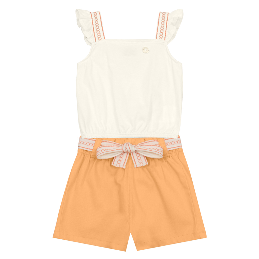 Conjunto Infantil Brandili Blusa Meia Malha E Short Clochard Conjunto Infantil Brandili Blusa Meia Malha E Short Clochard