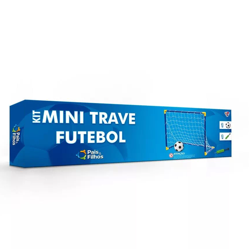 Kit Infantil Mini Trave Futebol Pais E Filhos
