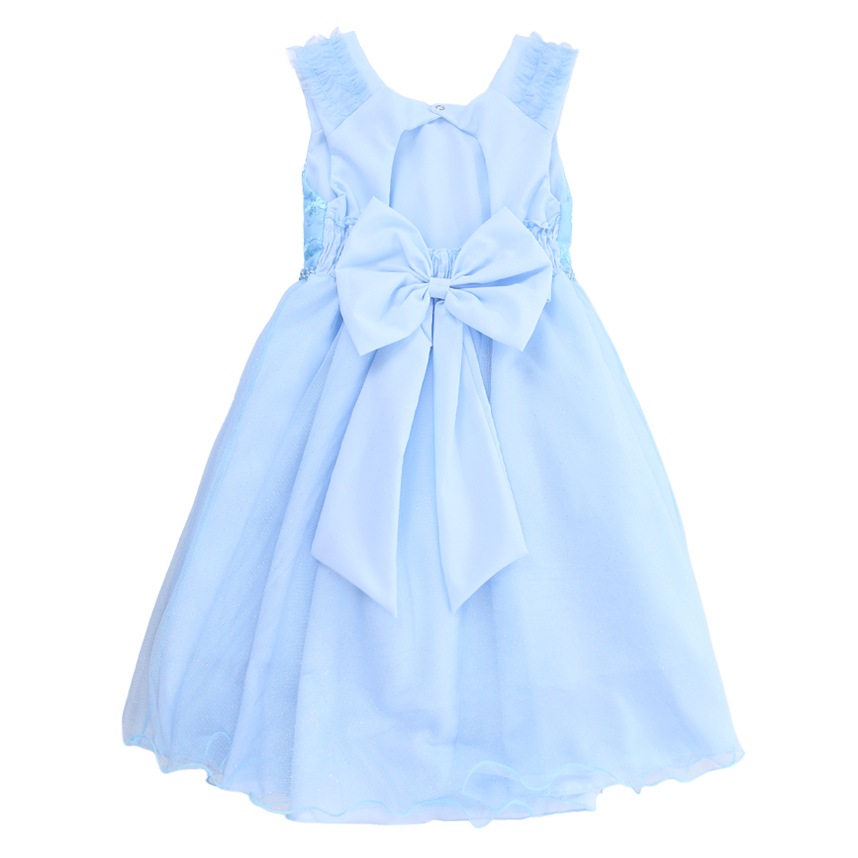 Vestido Tule Infantil D Luxe Manga Curta Pala Bordada Vestido Tule Infantil D Luxe Manga Curta Pala Bordada