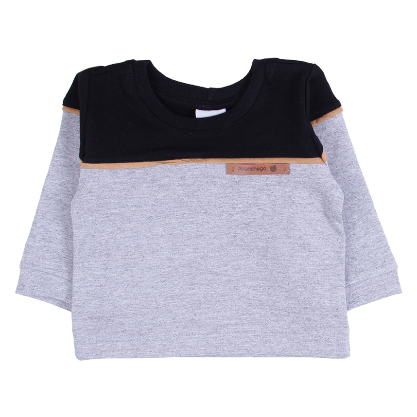 Conjunto Bebê Aconchego Camiseta Manga Longa E Calça