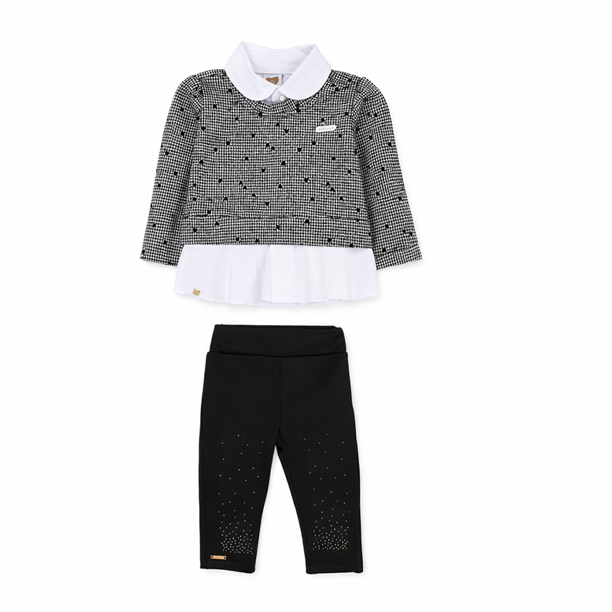 Conjunto Bebê Aconchego Blusa Suéter,Jaqueta E Calça 3 Peças