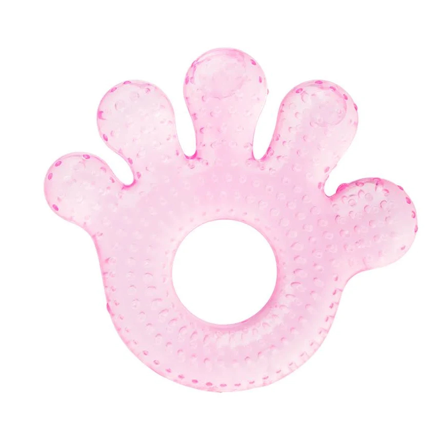 Mordedor Infantil Pimpolho Mãozinha Rosa