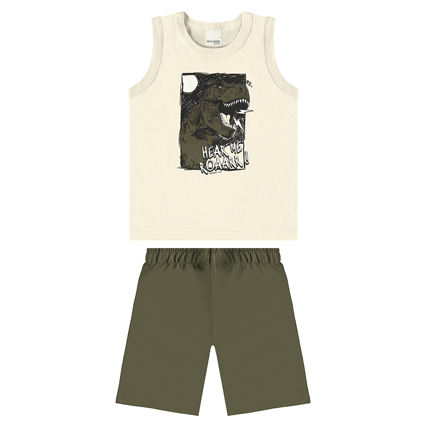 Conjunto Infantil Malwee Camiseta Regata E Bermuda Conjunto Infantil Malwee Camiseta Regata E Bermuda