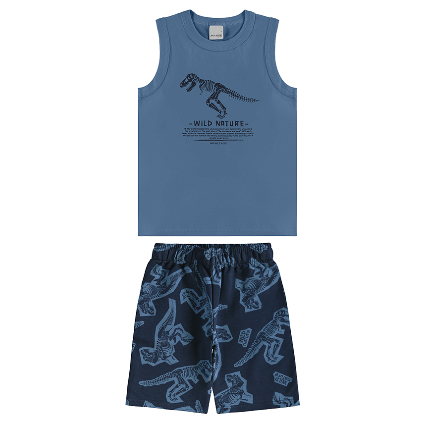 Conjunto Infantil Malwee Camiseta Regata E Bermuda Conjunto Infantil Malwee Camiseta Regata E Bermuda