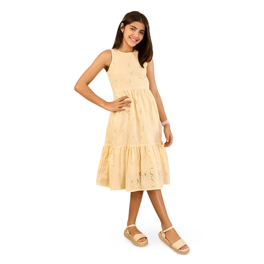 Vestido Midi Infantil Opera Kids Regata Laise Silvana