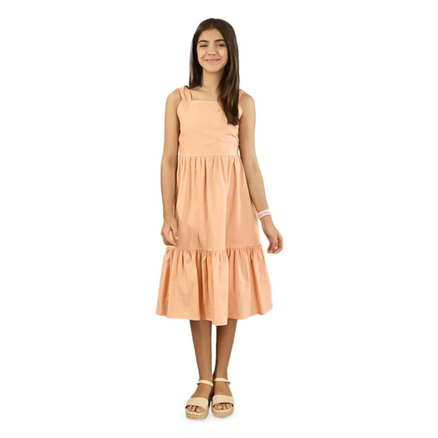 Vestido Midi Infantil Opera Kids Com Alcinhas Liana