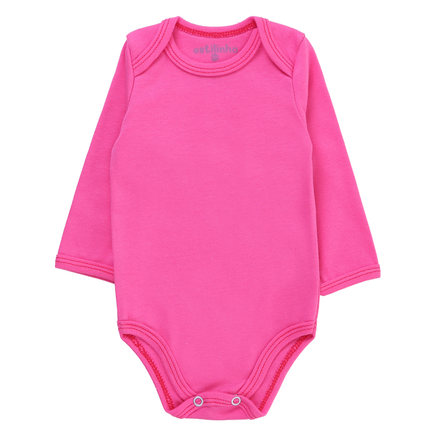 Kit Body Bebê Estilinho Manga Longa Estampa Cereja 3 Peças Kit Body Bebê Estilinho Manga Longa Estampa Cereja 3 Peças