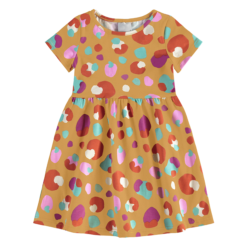 Vestido Infantil Malwee Estampado Rodado Em Cotton Vestido Infantil Malwee Estampado Rodado Em Cotton