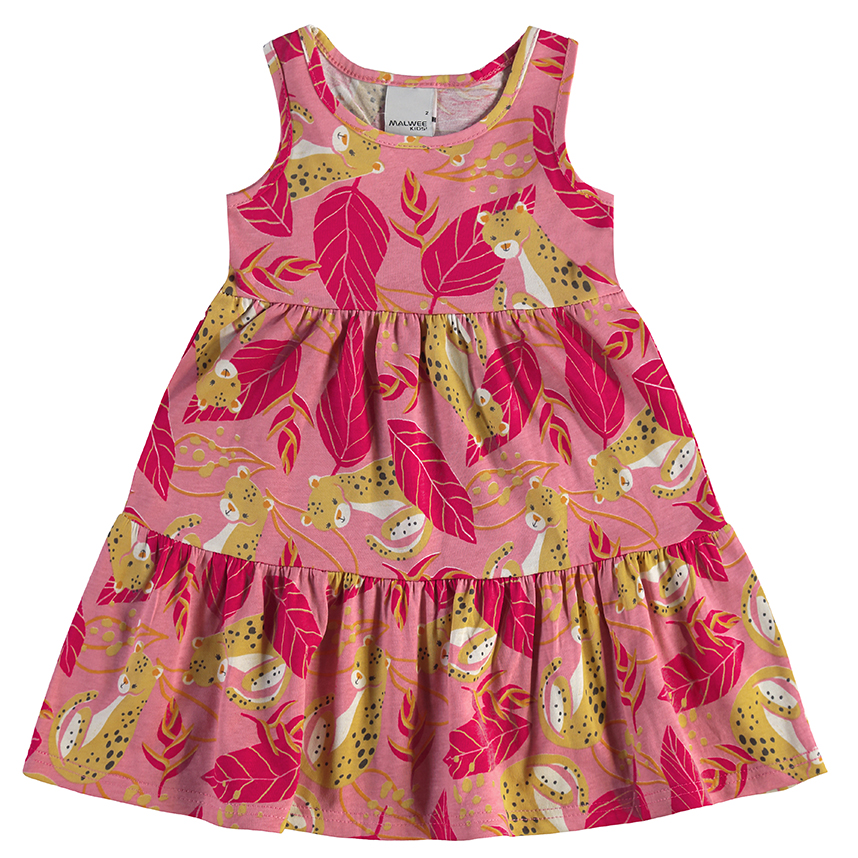 Vestido Infantil Bebê Malwee Regata Em Meia Malha Vestido Infantil Bebê Malwee Regata Em Meia Malha