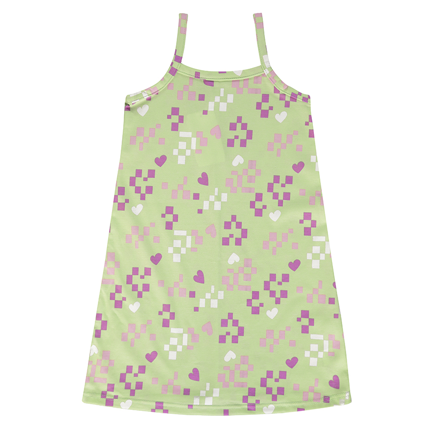 Vestido Infantil Malwee Regata Estampado Em Meia Malha Vestido Infantil Malwee Regata Estampado Em Meia Malha