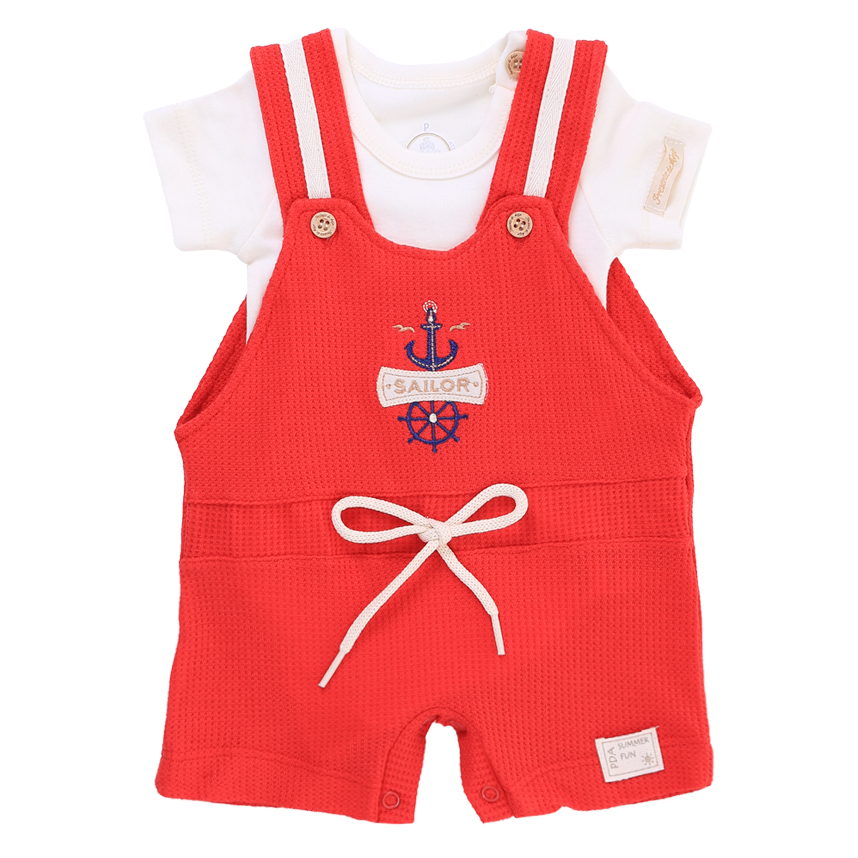 Macacão Curto Bebê Bordado  Presente De Anjo E Body 2 Peças