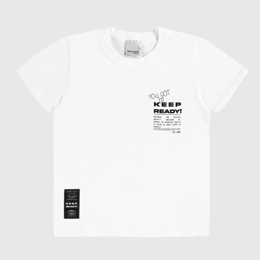 Camiseta Infantil Malwee Manga Curta Estampada Em Meia Malha Camiseta Infantil Malwee Manga Curta Estampada Em Meia Malha