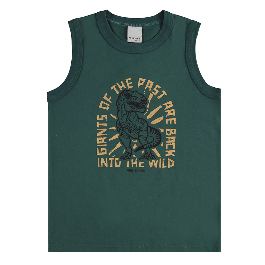 Camiseta Regata Infantil Malwee Estampada Em Meia Malha Camiseta Regata Infantil Malwee Estampada Em Meia Malha