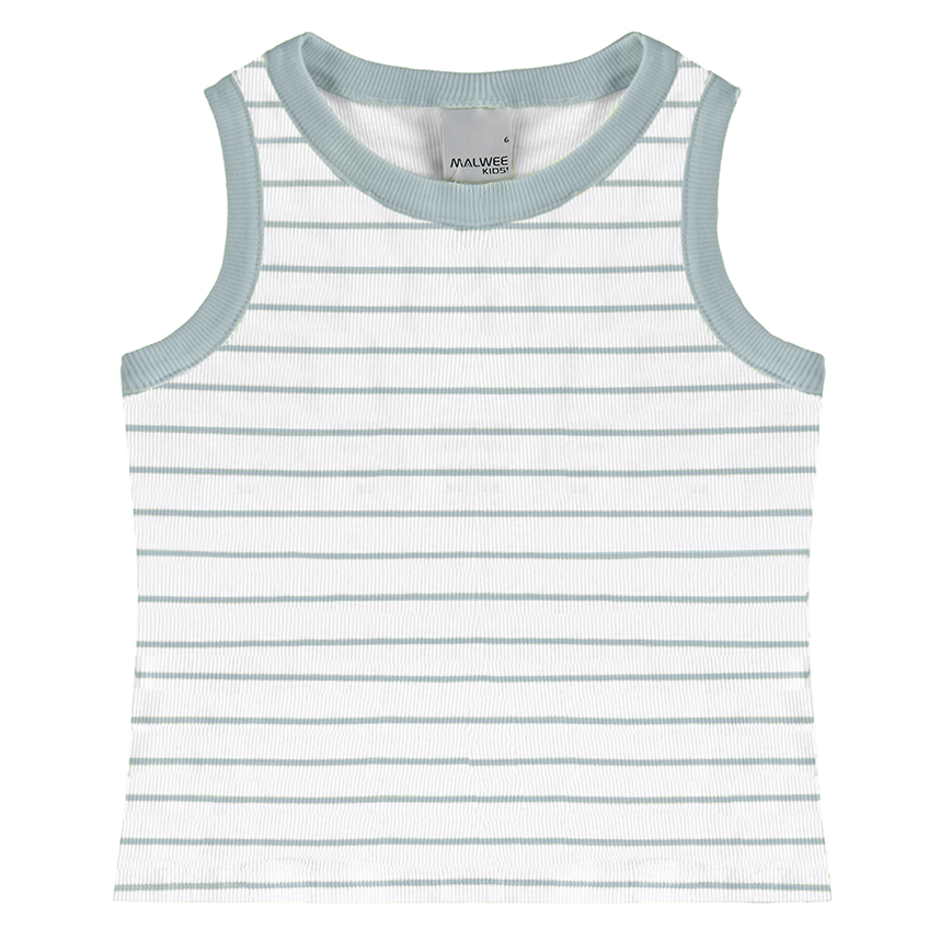 Blusa Regata Infantil Malwee Listrada Em Ribana