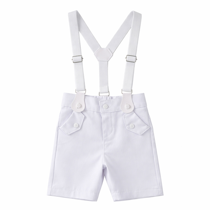 Conjunto Bebê Din Don Camiseta E Bermuda Suspensório