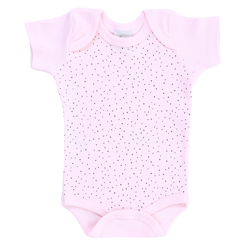 Kit Body Bebê Junkes Manga Curta Suedine Estampado 3 Peças Kit Body Bebê Junkes Manga Curta Suedine Estampado 3 Peças