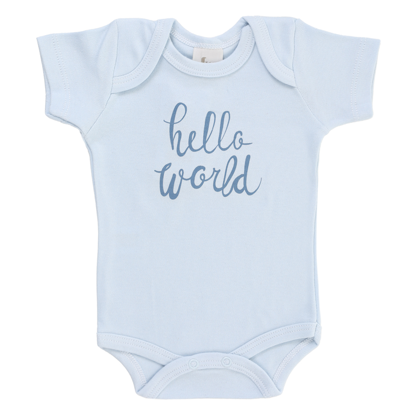 Kit Body Bebê Junkes Manga Curta Suedine Estampado 3 Peças