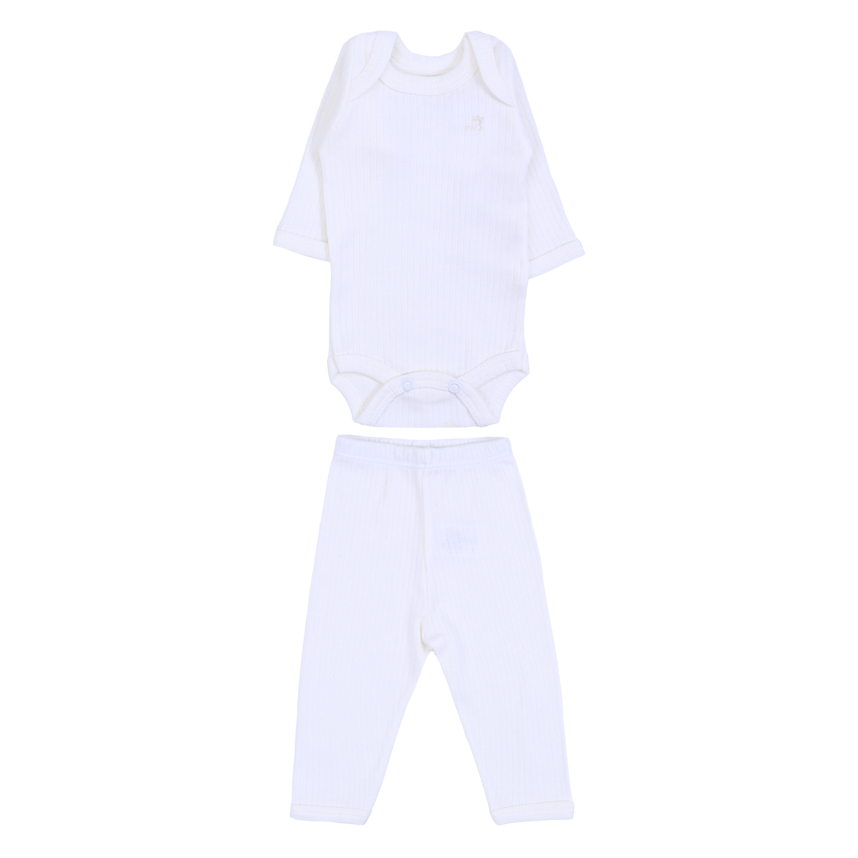 Conjunto Bebê Junkes  Body Manga Longa E Calça 2 Peças