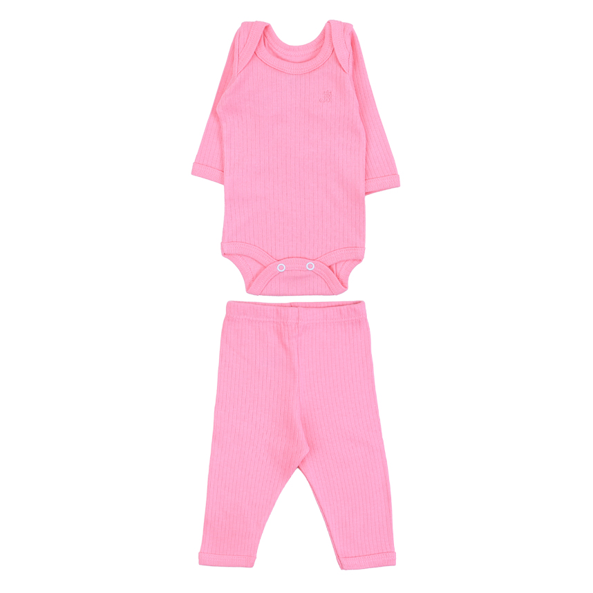 Conjunto Bebê Junkes Body Manga Longa E Mijão 2 Peças