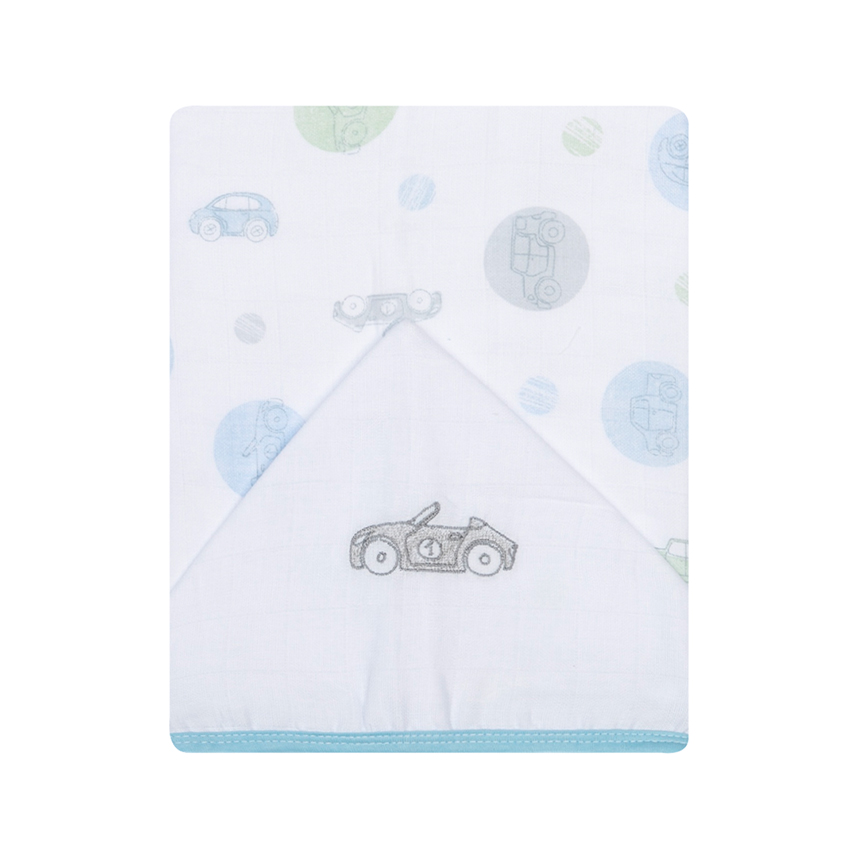 Toalha Capuz Bebê Papi Bordado Fralda Soft Carro Toalha Capuz Bebê Papi Bordado Fralda Soft Carro