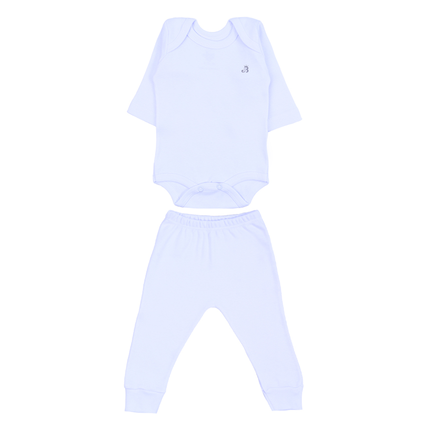Conjunto Bebê Junkes Body Manga Longa E Mijão 2 Peças