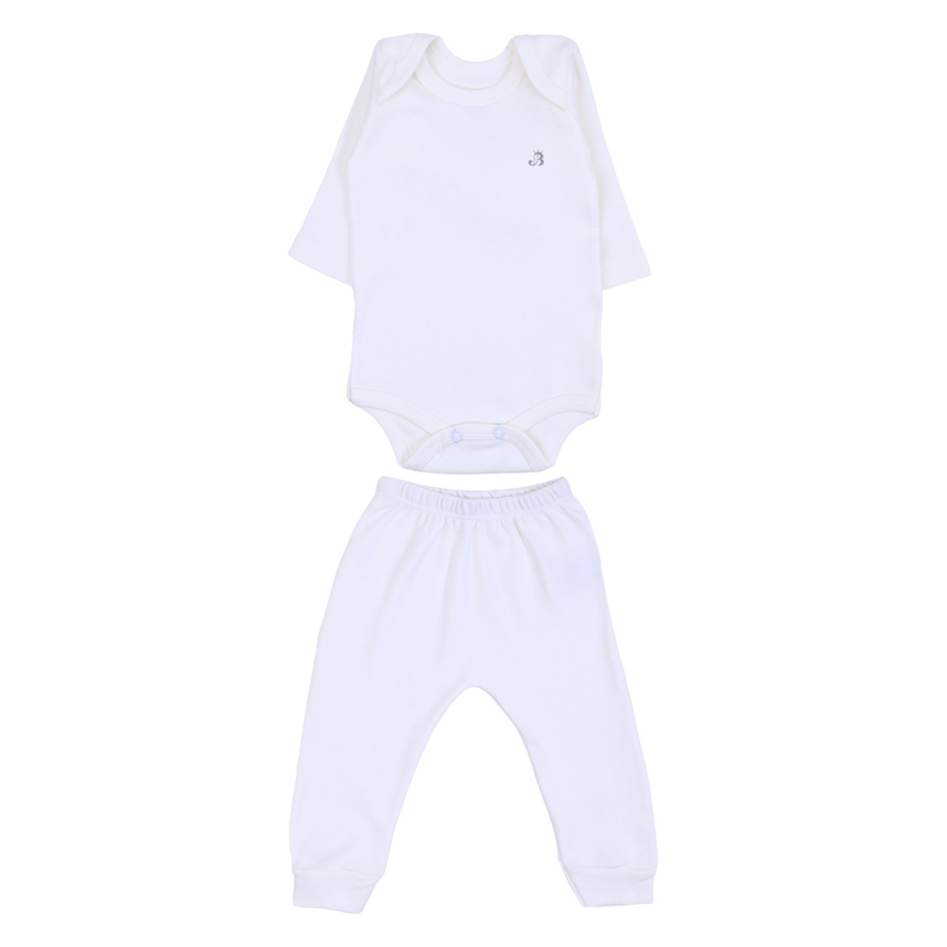 Conjunto Bebê Junkes Body Manga Longa E Mijão 2 Peças