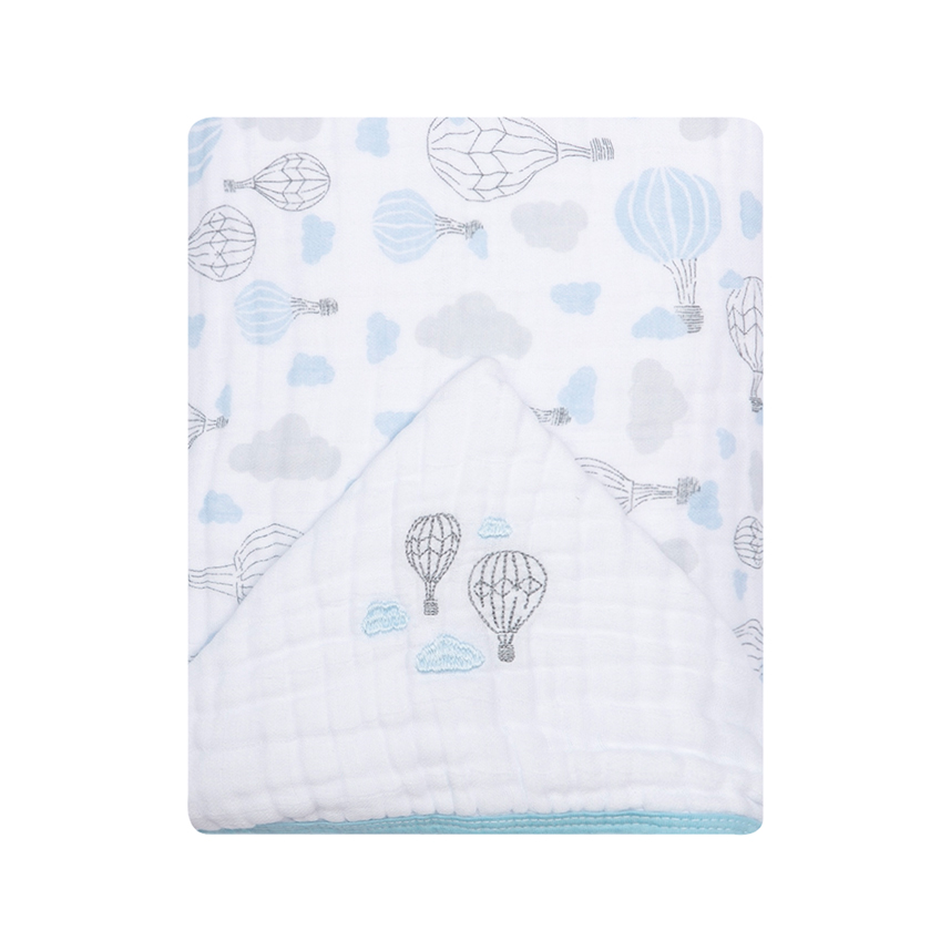 Toalha Com Capuz Bebê Papi Soft Bordado Balão Toalha Com Capuz Bebê Papi Soft Bordado Balão
