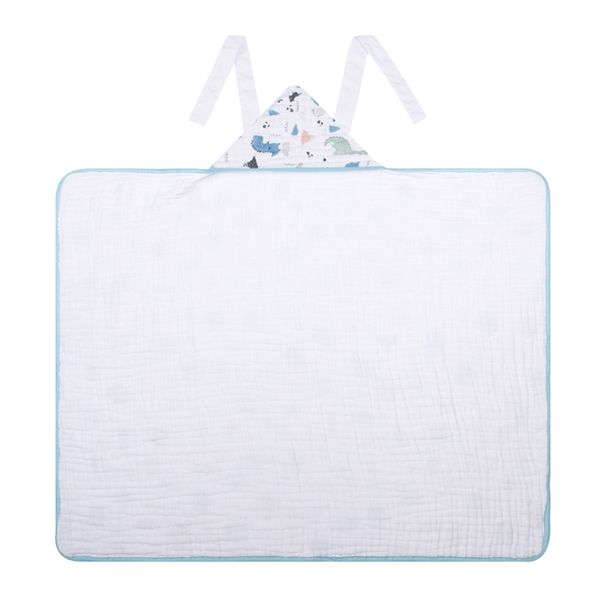 Toalha Com Capuz Bebê Papi Avental Estampa Dinossauro Toalha Com Capuz Bebê Papi Avental Estampa Dinossauro