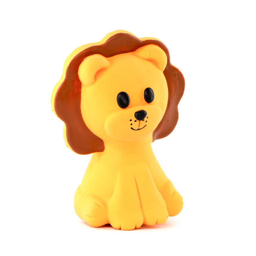 Mordedor Textoy Bebê Leão Leo Laranja